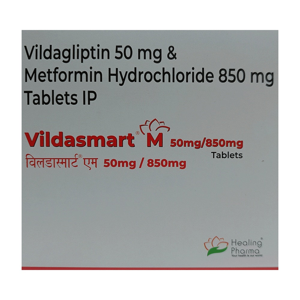 Vildasmart M 850mg/50mg Tablet