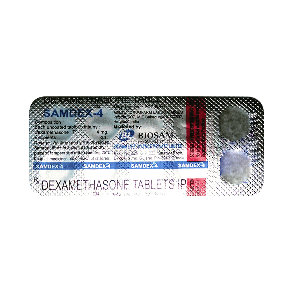 Samdex 4 MG Tablet - Image 3