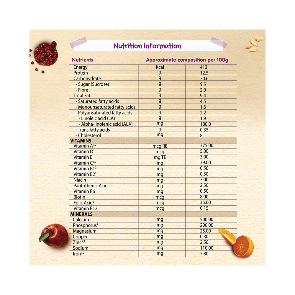 Nestle Extra Saver+ Multipack Ceregrow Multigrain Cereal with Milk & Fruits Sachet (50gm Each) - Image 3