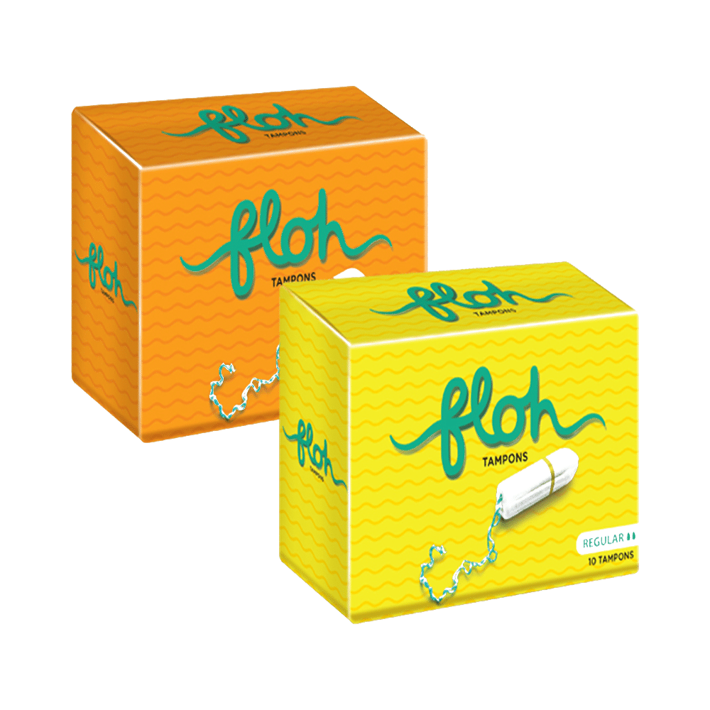 FLOH Combo of Regular and Super Tampons (10+10) - Image 1