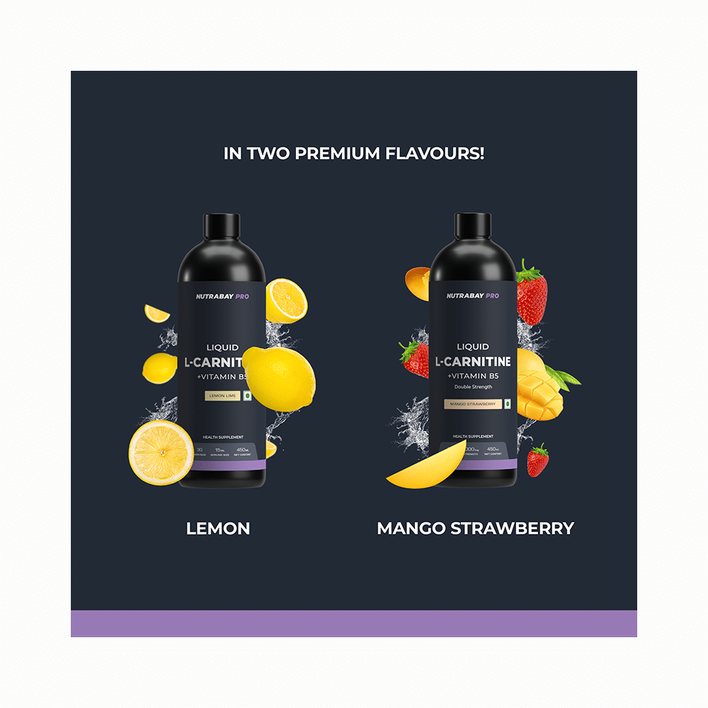 Nutrabay Pro Liquid L-Carnitine + Vitamin B5 Lemon - Image 8