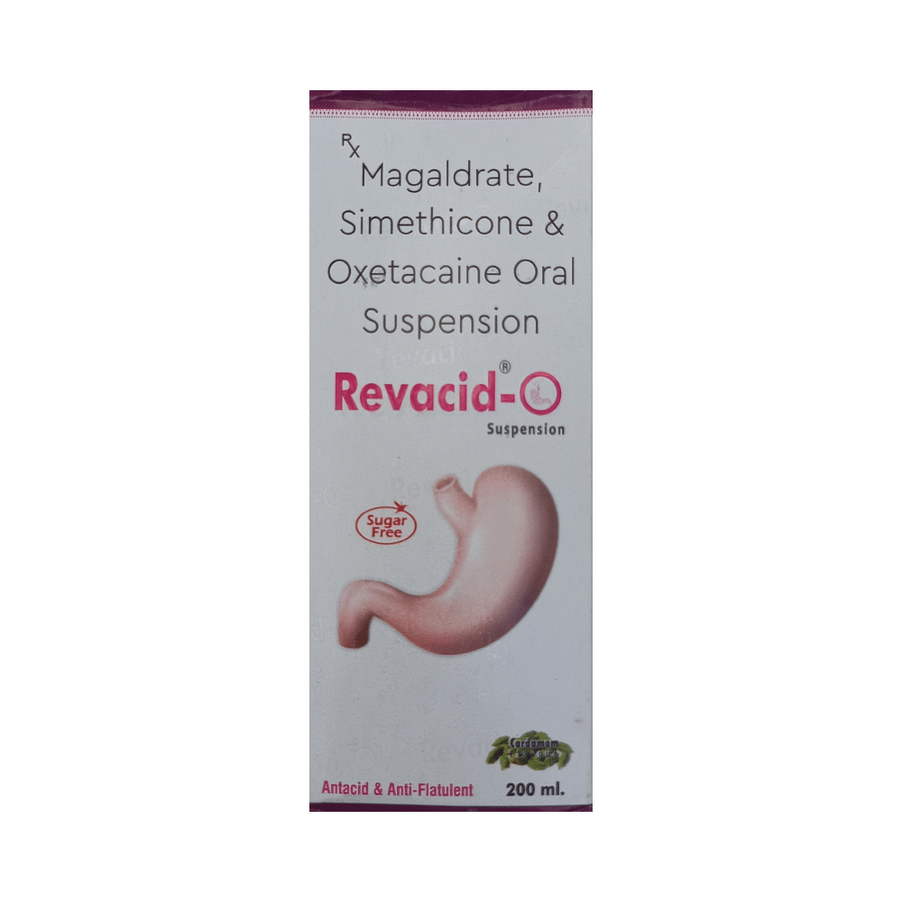 Revacid-O Oral Suspension Cardamom Sugar Free