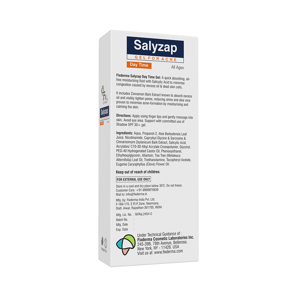 Fixderma Salyzap Daytime Gel for Acne Relief - Image 2