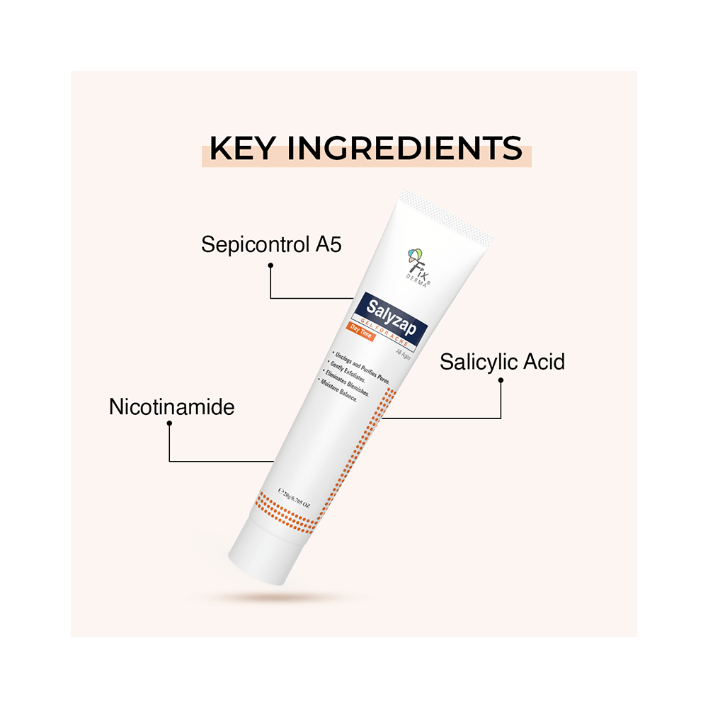 Fixderma Salyzap Daytime Gel for Acne Relief - Image 6