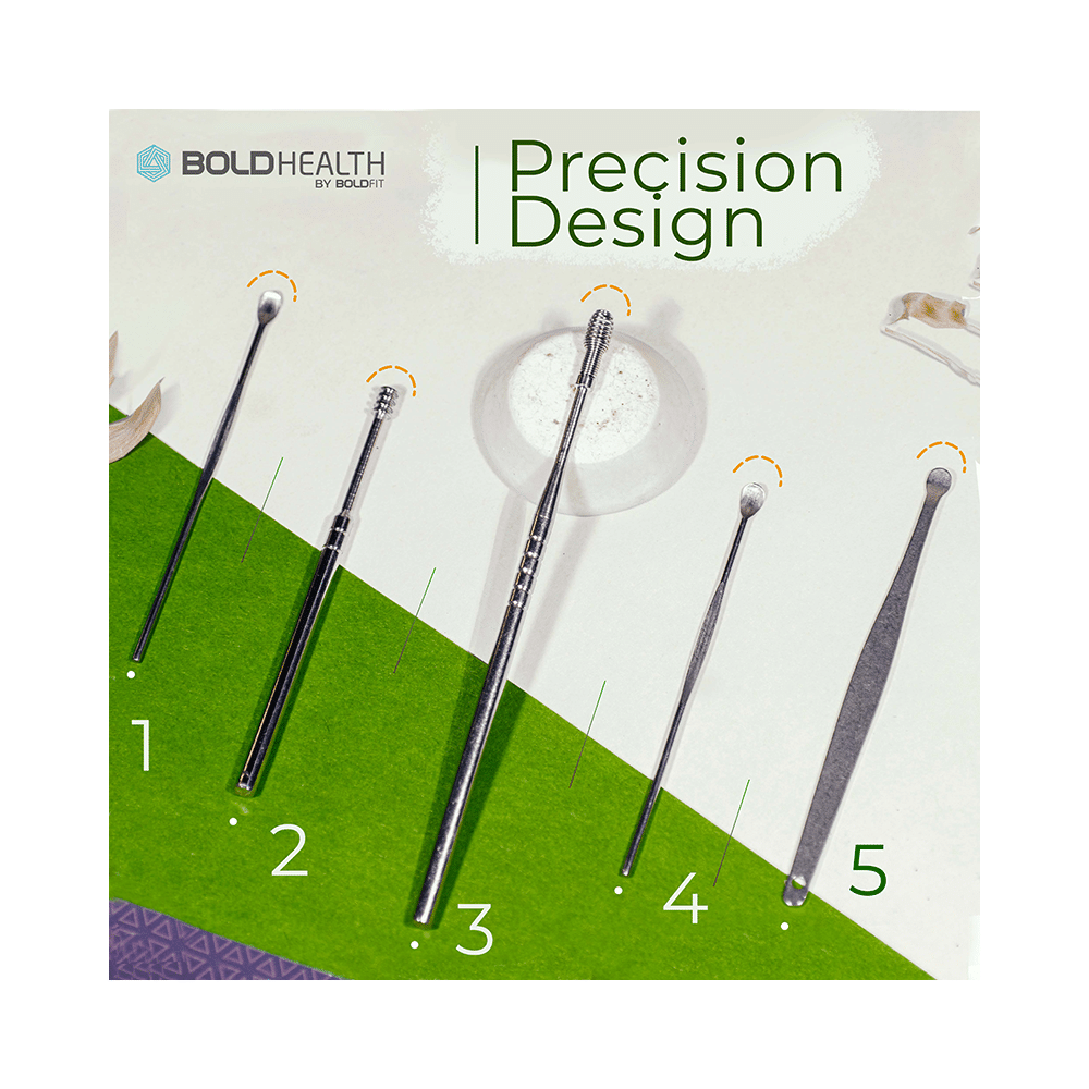 Boldfit Ear Cleaning Tool Kit Stick Set - Image 3
