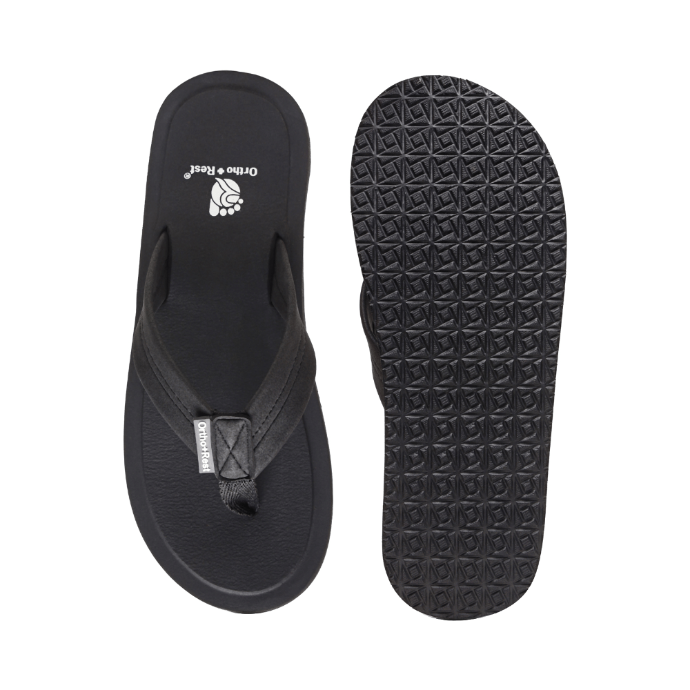 Ortho + Rest M557 Soft and Comfortable Flip Flop for Men Black 9 - Image 7