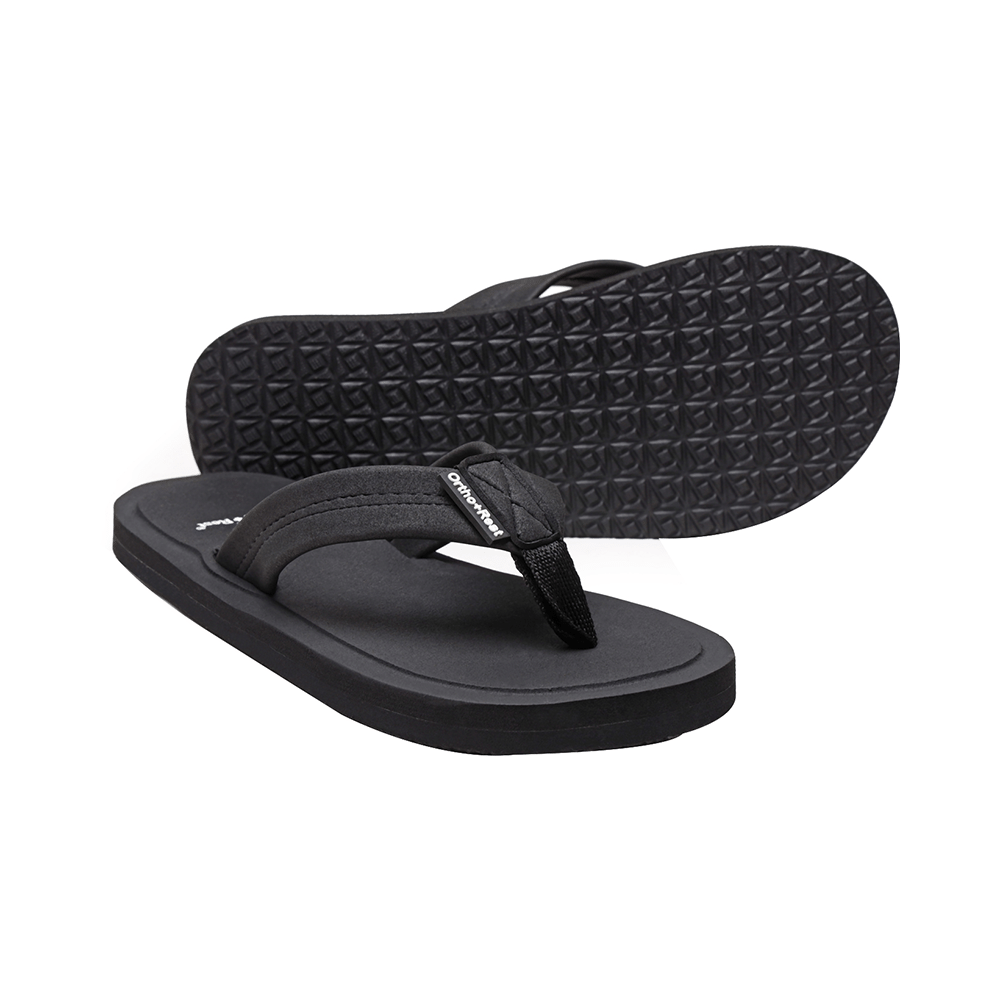 Ortho + Rest M557 Soft and Comfortable Flip Flop for Men Black 9 - Image 6