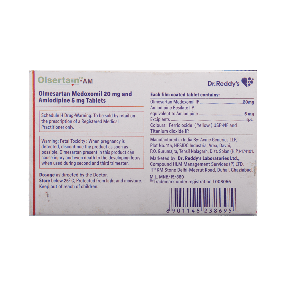 Olsertain-AM Tablet - Image 3