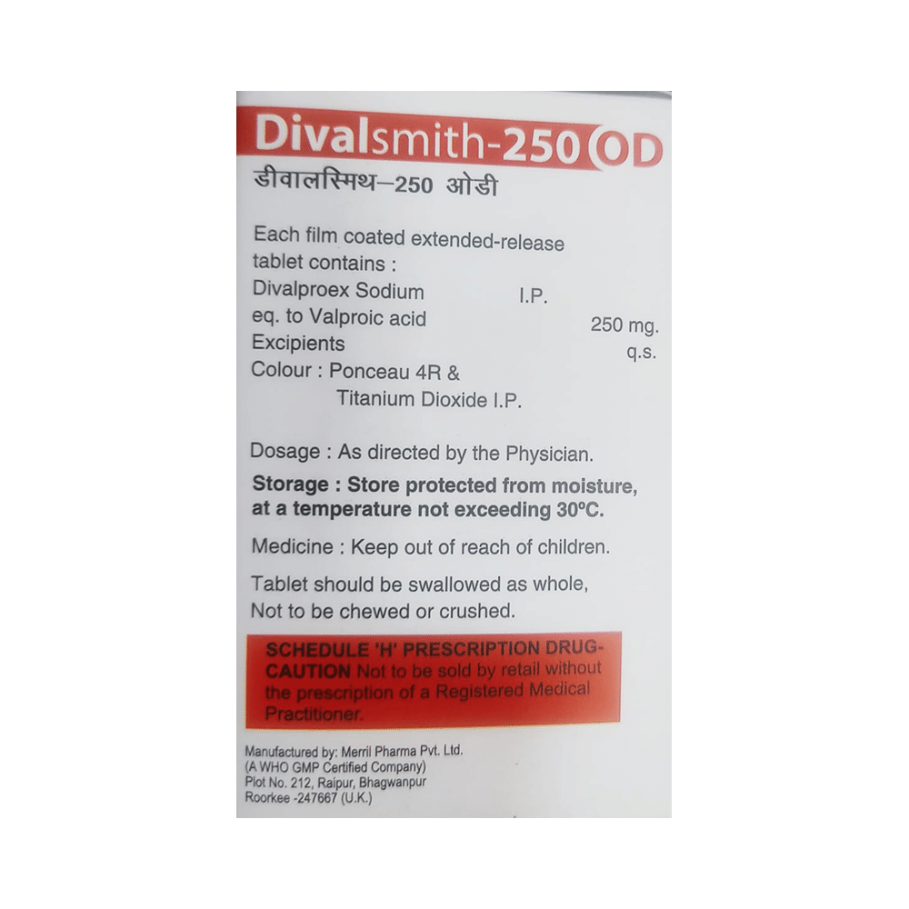 Divalsmith 250 OD Tablet ER - Image 2