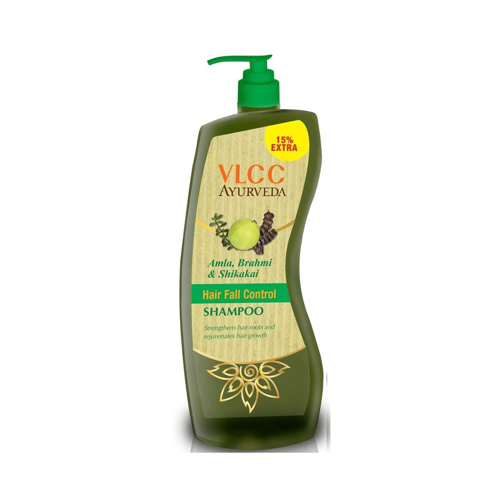 VLCC Ayurveda Amla, Brahmi & Shikakai Hair Fall Control Shampoo - Image 1