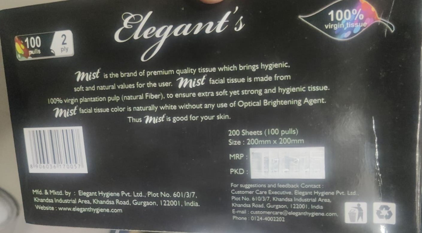 Mist Facial Tissue 2 Ply  - Image 2