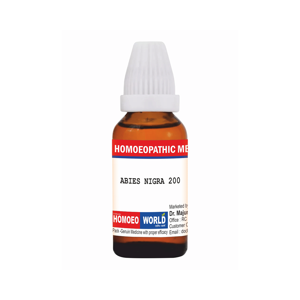Dr. Majumder Homeo World Abies Nigra Dilution (30ml Each) 200 - Image 1