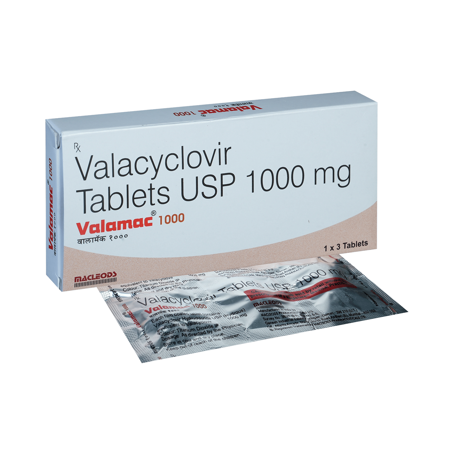 Valamac 1000mg Tablet - Image 1