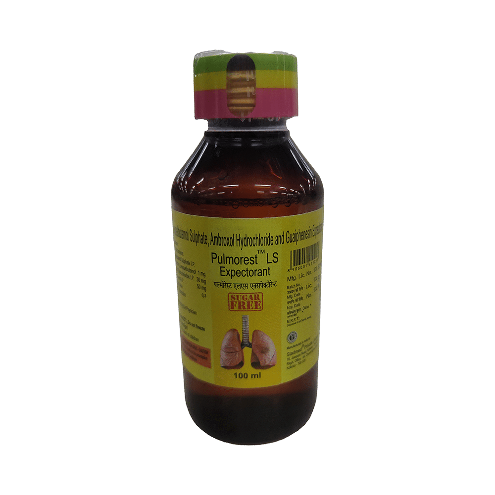 Pulmorest LS Expectorant Sugar Free - Image 1