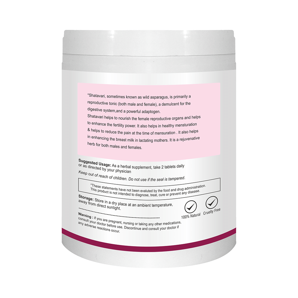 Herb Essential Shatavari (Asparagus Racemosus) 500mg Tablet - Image 2
