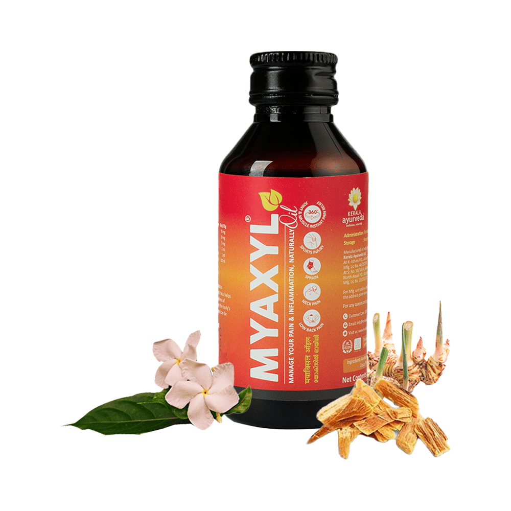 Kerala Ayurveda Myaxyl Oil | For Instant Muscle & Joint Pain Relief - Image 2