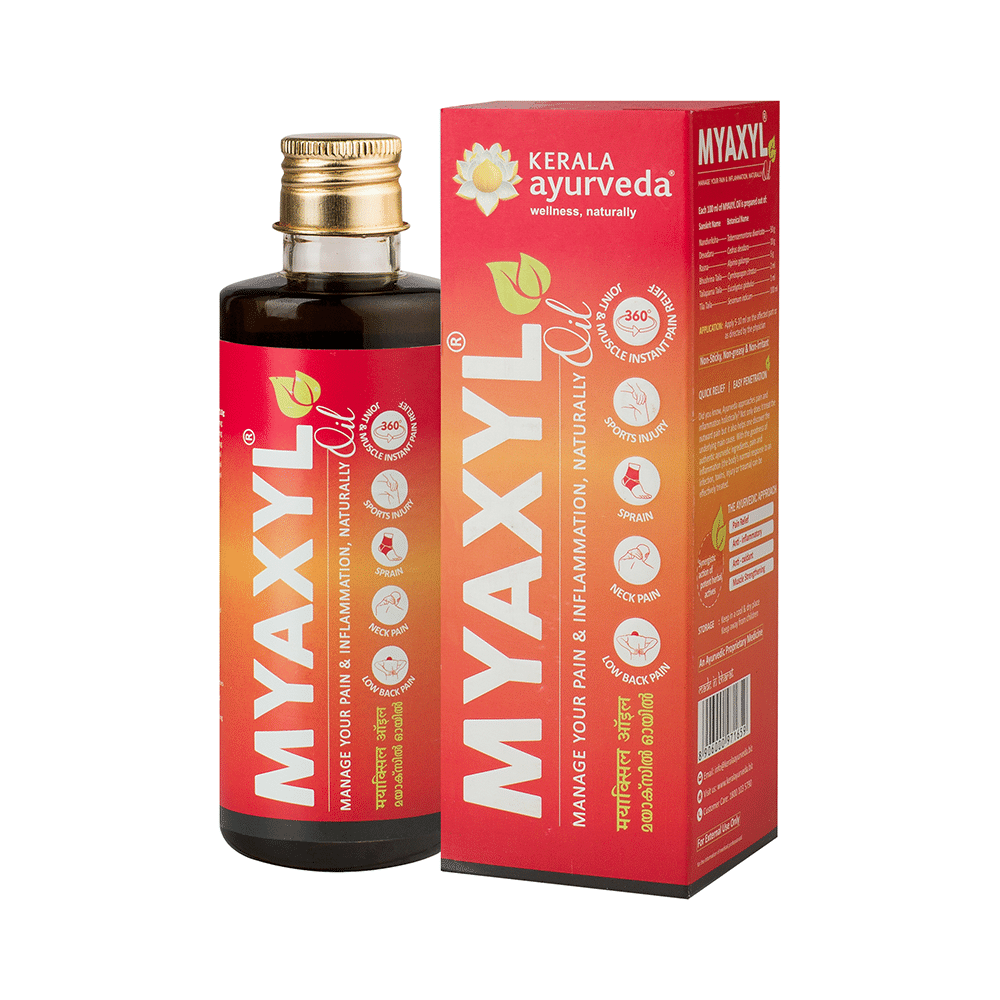 Kerala Ayurveda Myaxyl Oil | For Instant Muscle & Joint Pain Relief - Image 1