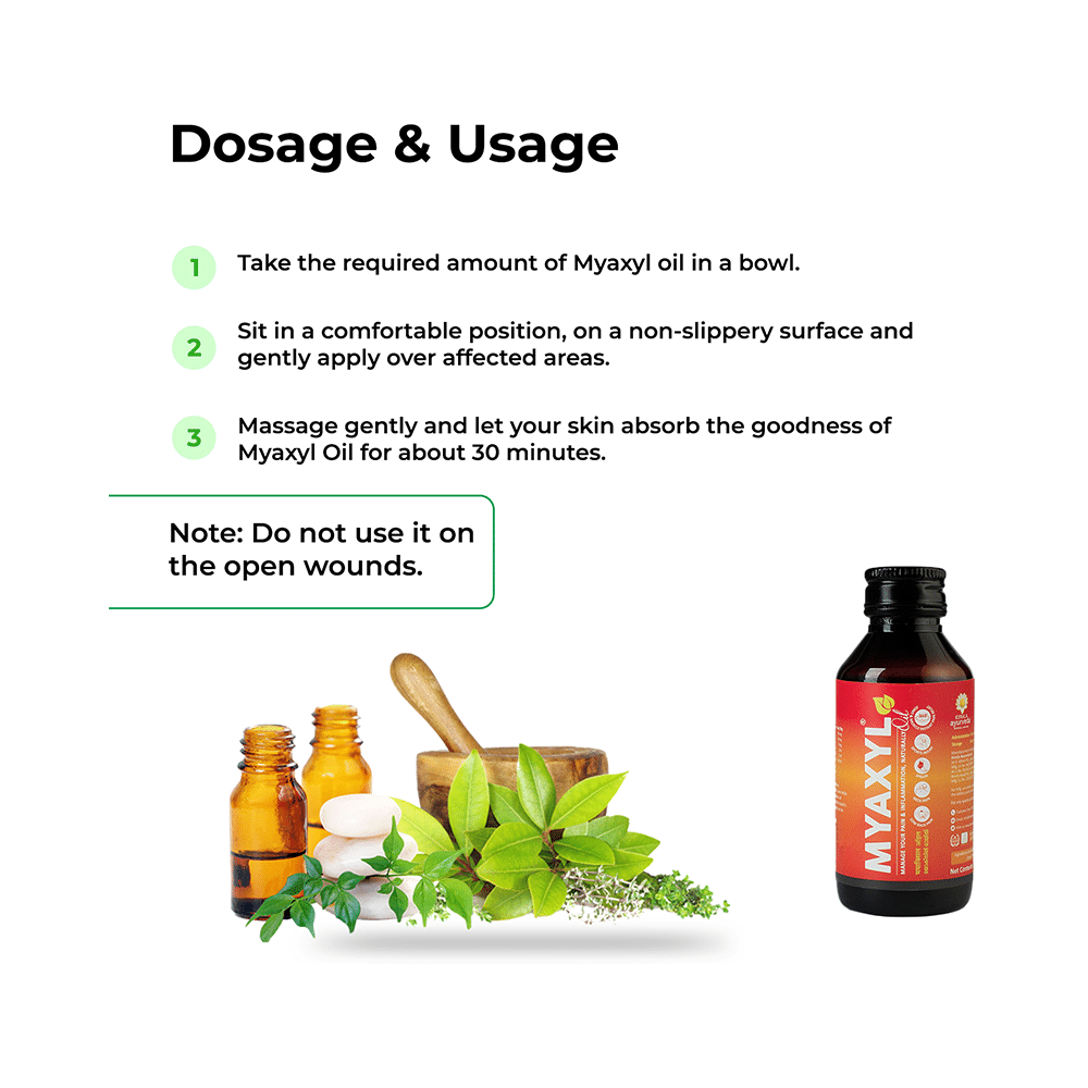 Kerala Ayurveda Myaxyl Oil | For Instant Muscle & Joint Pain Relief - Image 5