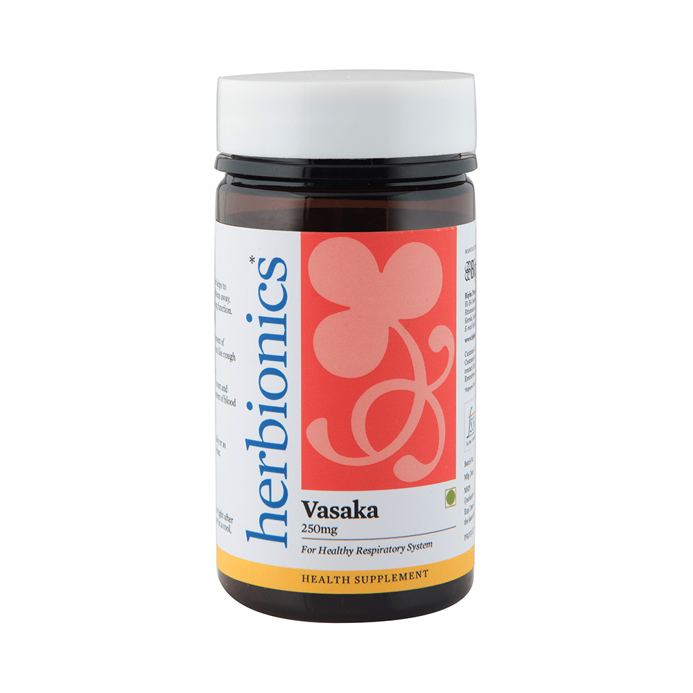 Bipha Ayurveda Herbionics Vasaka 250mg Capsule - Image 1