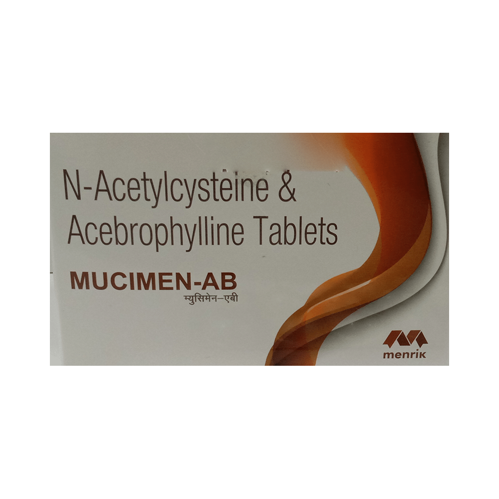 Mucimen AB 50mg/600mg Tablet - Image 1