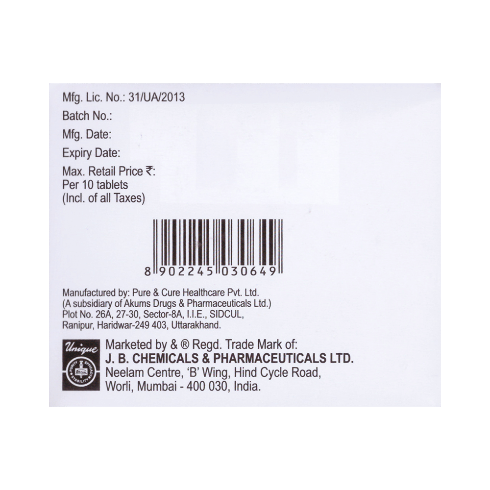 Cilacar TM 50 Tablet ER - Image 3