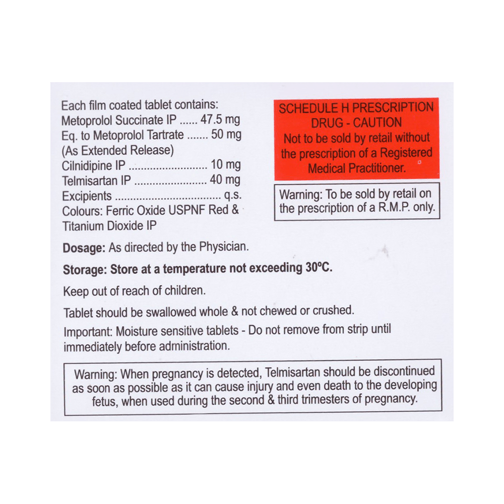 Cilacar TM 50 Tablet ER - Image 2