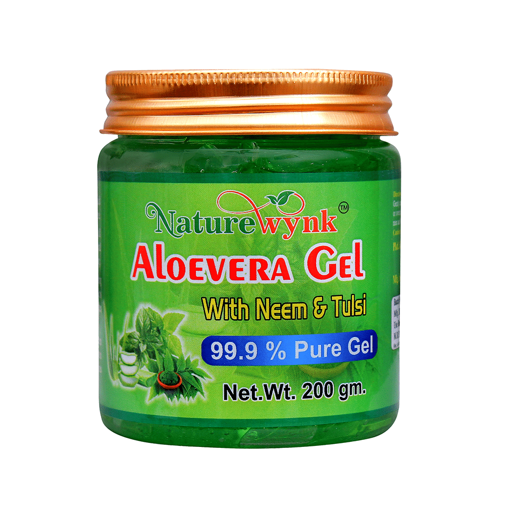 Nature Wynk Aloe Vera Gel Neem & Tulsi - Image 1