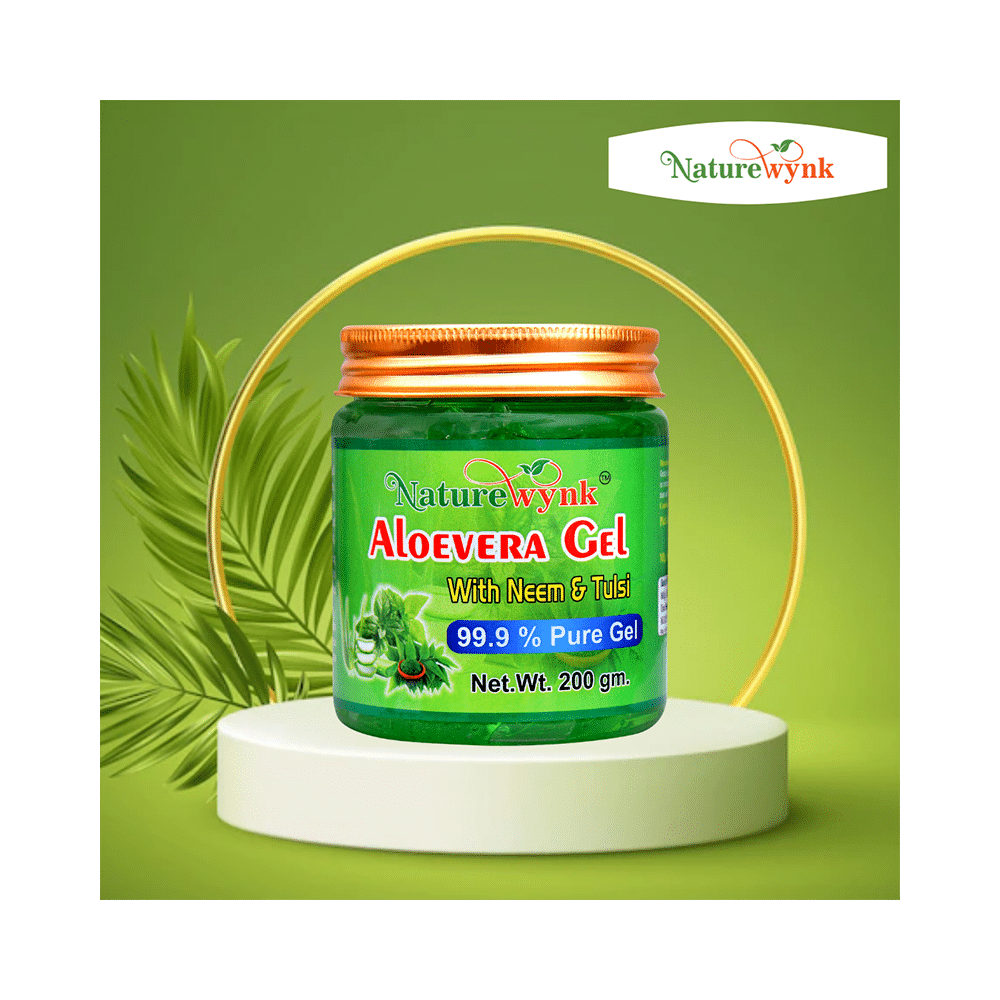 Nature Wynk Aloe Vera Gel Neem & Tulsi - Image 3