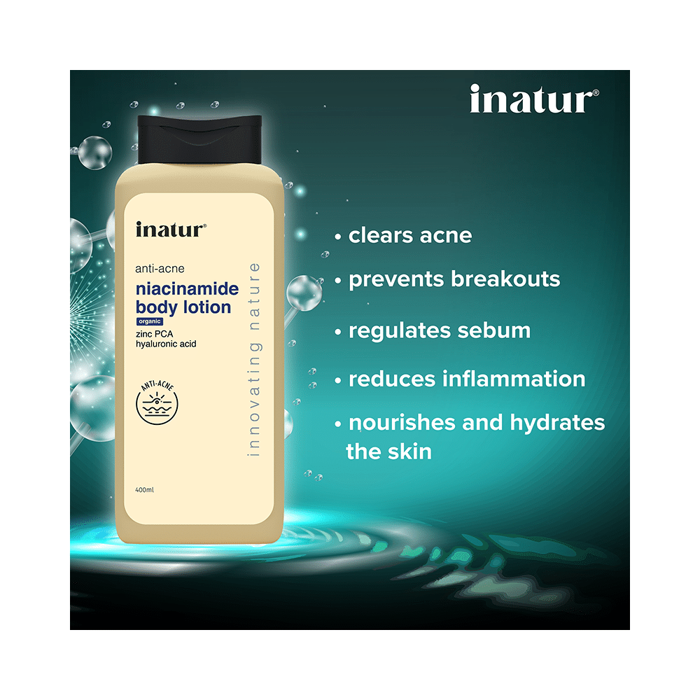Inatur  Niacinamide Body Lotion - Image 6