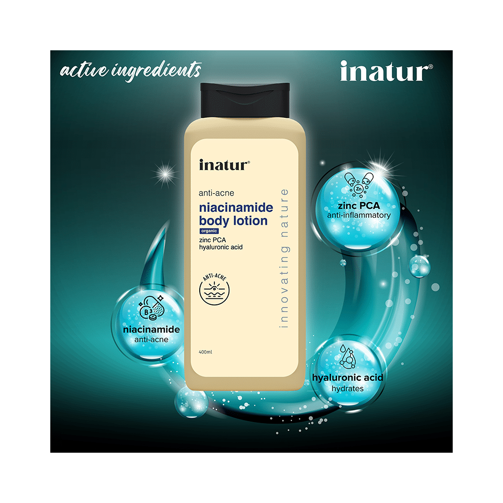 Inatur  Niacinamide Body Lotion - Image 4