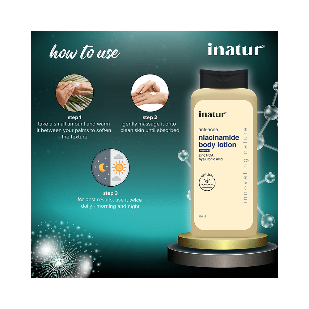 Inatur  Niacinamide Body Lotion - Image 8