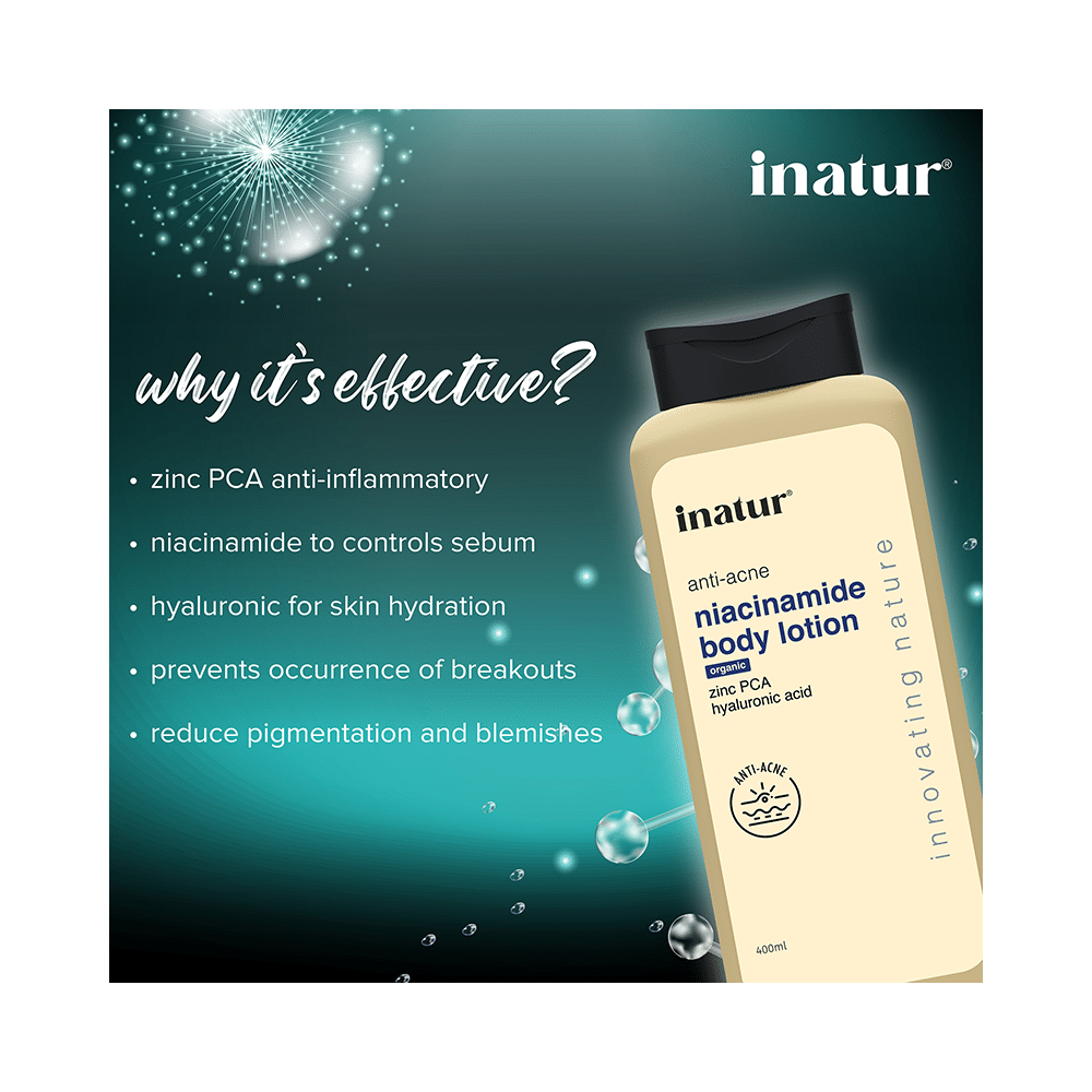Inatur  Niacinamide Body Lotion - Image 3