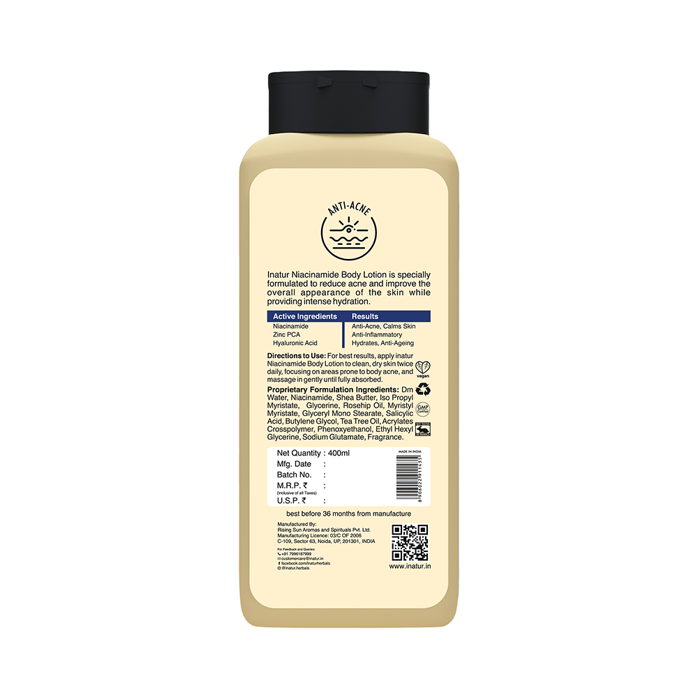 Inatur  Niacinamide Body Lotion - Image 2