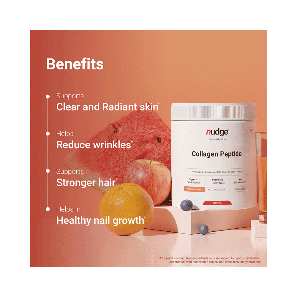 Nudge Collegen Peptide Powder Mix Fruit Flavour - Image 4
