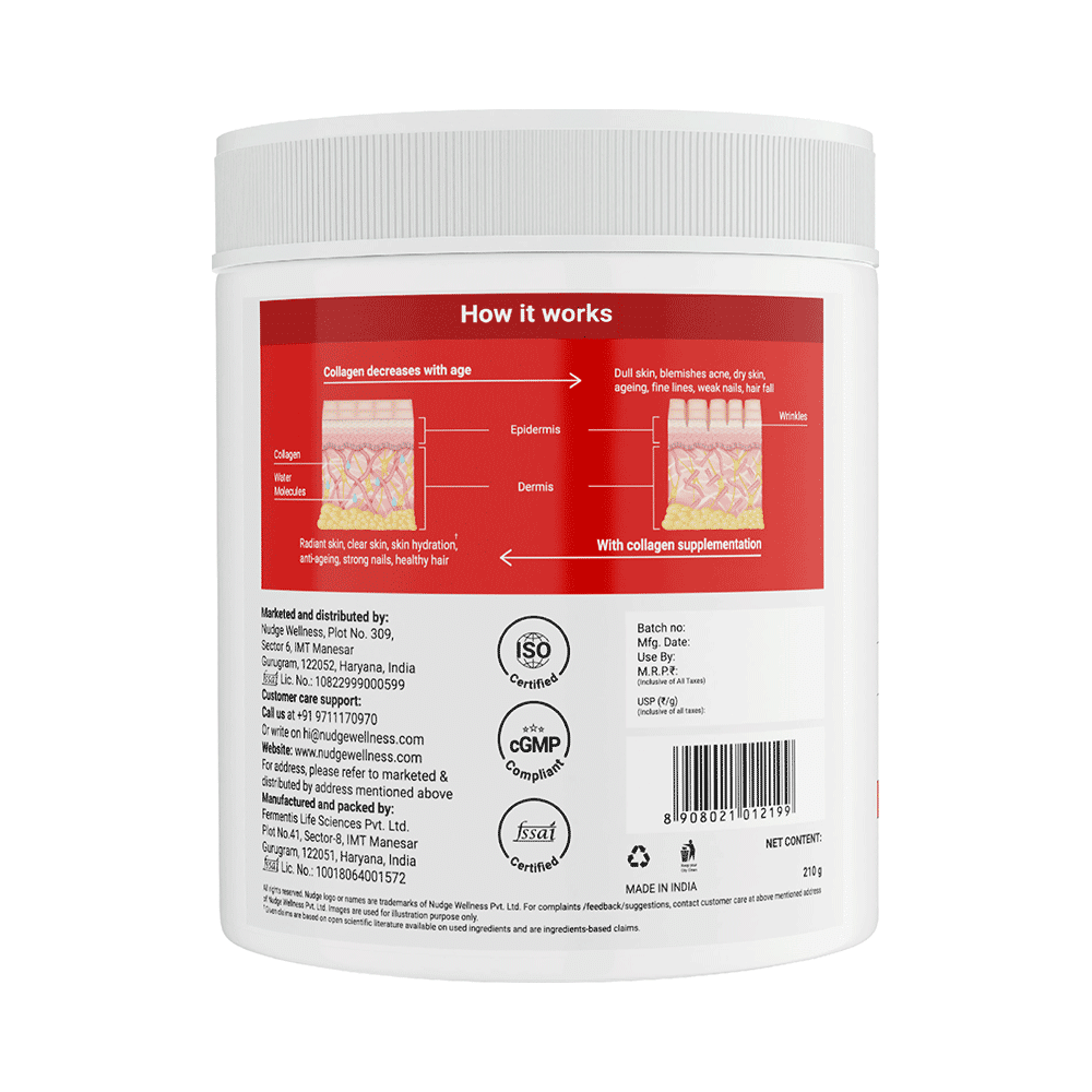 Nudge Collegen Peptide Powder Mix Fruit Flavour - Image 3