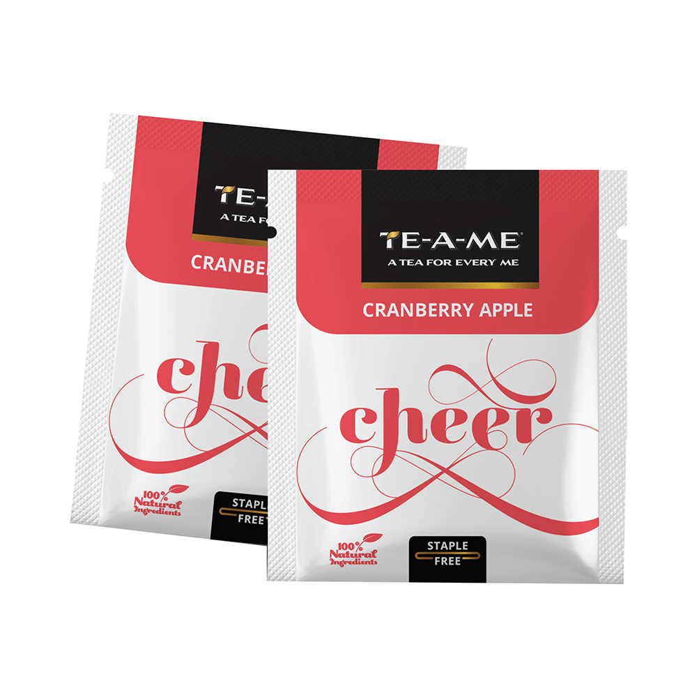TE-A-ME Fruit & Flower Infusion Bag (1.5gm Each) Cranberry Apple - Image 2