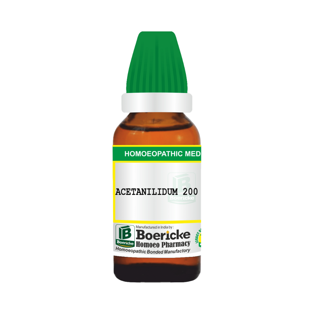 Boericke Acetanilidum Dilution (30ml Each) 200 - Image 1