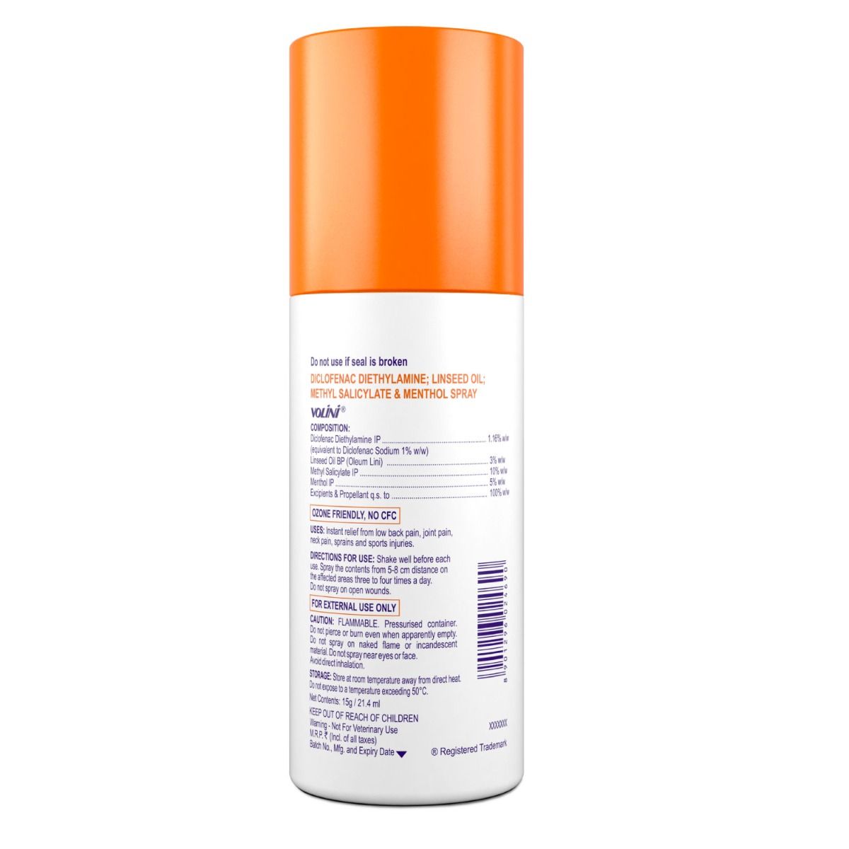 Volini Pain Relief Spray - Image 2