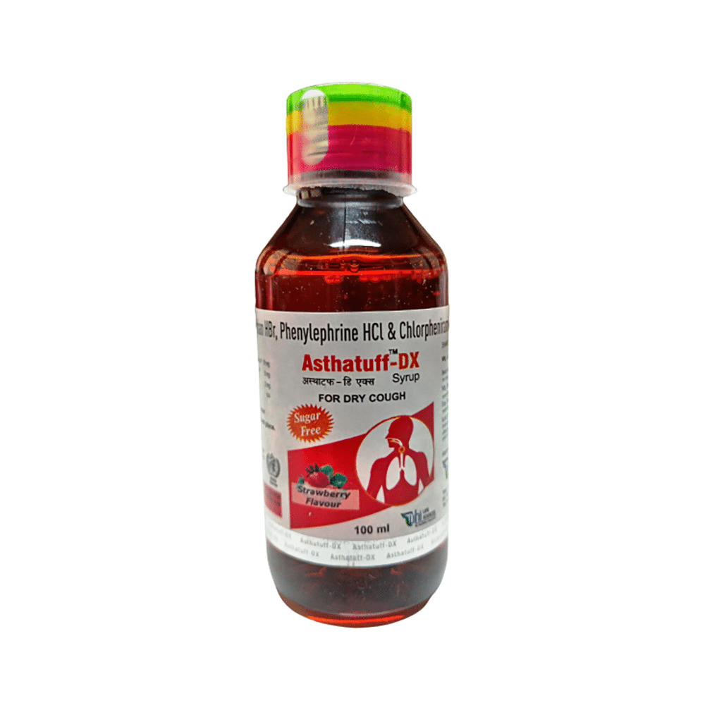 Asthatuff-DX Syrup Strawberry Sugar Free