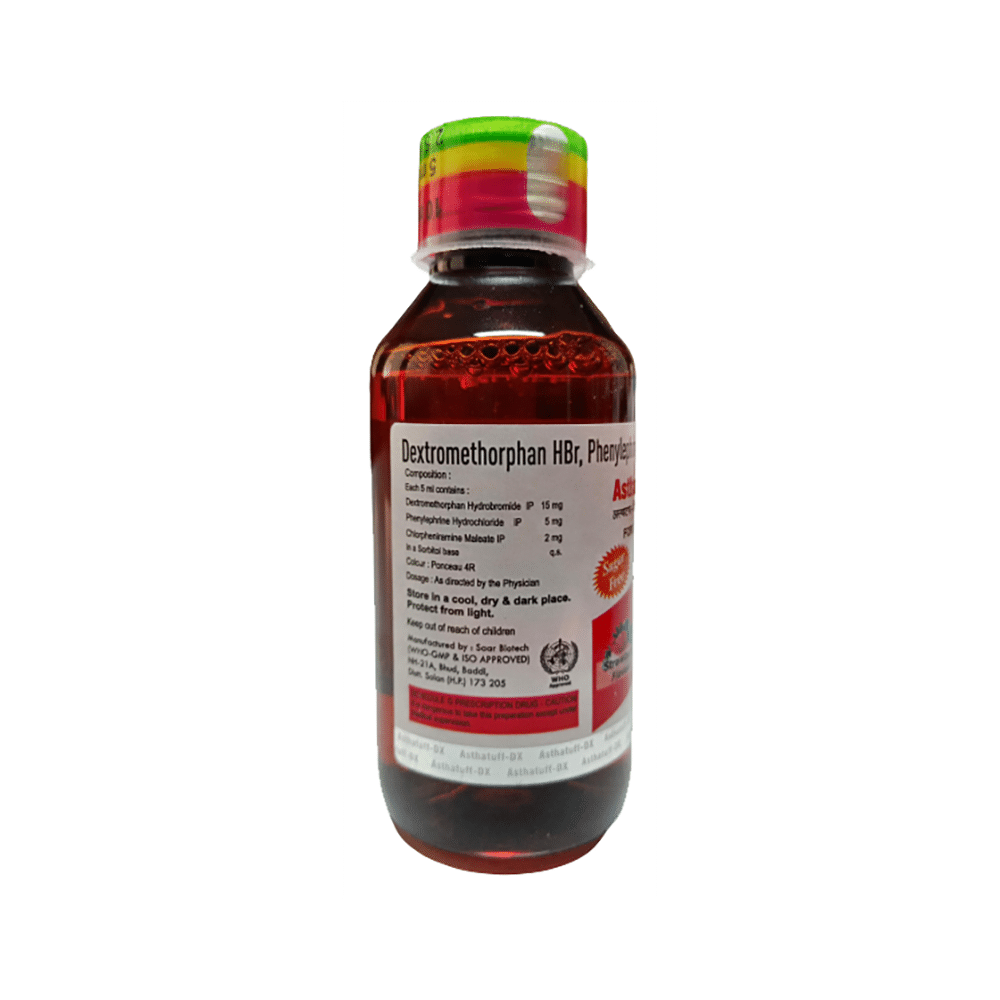 Asthatuff-DX Syrup Strawberry Sugar Free - Image 2