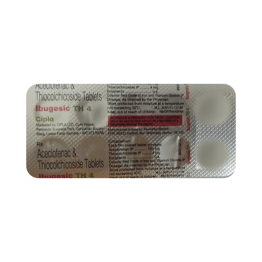 Ibugesic TH 100mg/4mg Tablet - Image 4