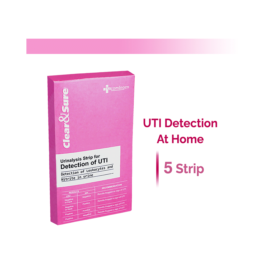 Clear & Sure Urinalysis Strip for Detection for UTI Antibody Test Kit - Image 4