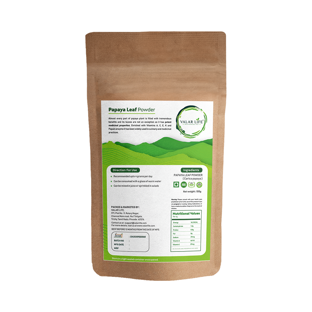Valar Life Papaya Leaf Powder - Image 2