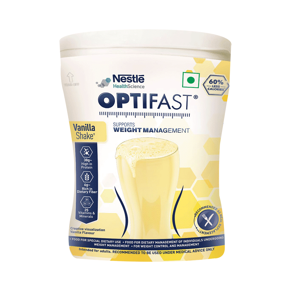Nestle Optifast with Protein, Fibre, Vitamins & Minerals for Weight Management | Flavour Vanilla - Image 1