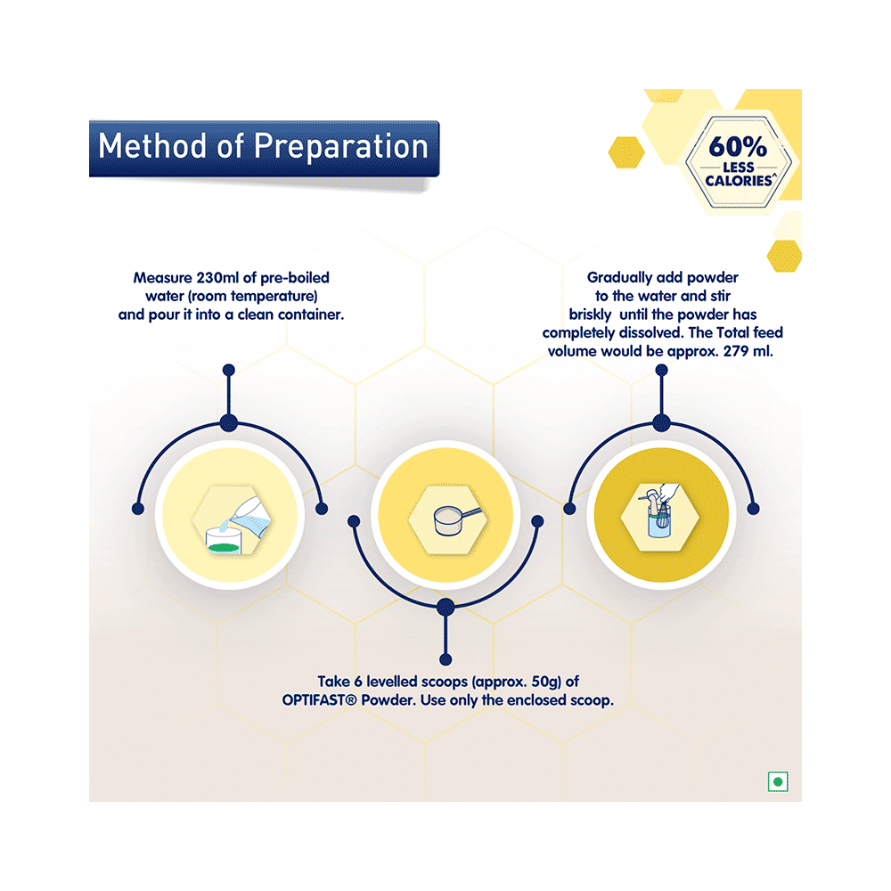 Nestle Optifast with Protein, Fibre, Vitamins & Minerals for Weight Management | Flavour Vanilla - Image 4