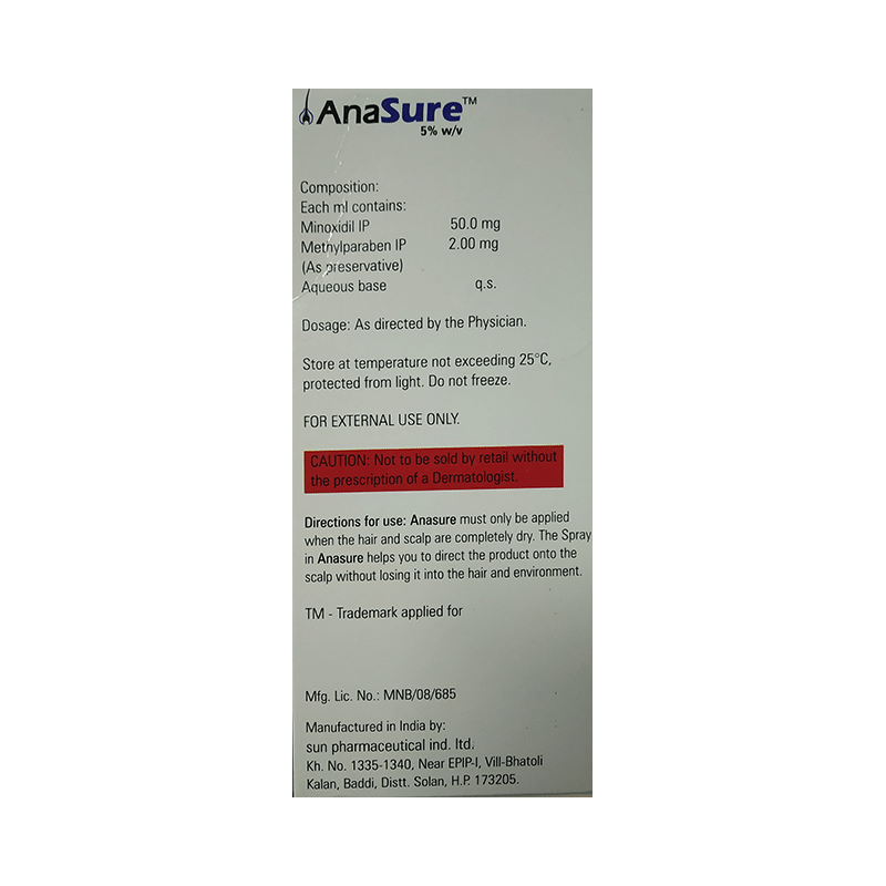 Anasure 5% Solution Alcohol Free - Image 2