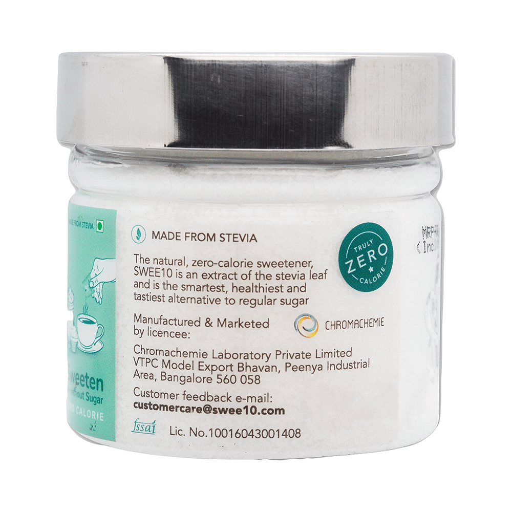 Swee10 Natural Stevia Sweetener Powder | Sugar Free | Zero Calorie Sugar Substitute (100gm Each) - Image 2