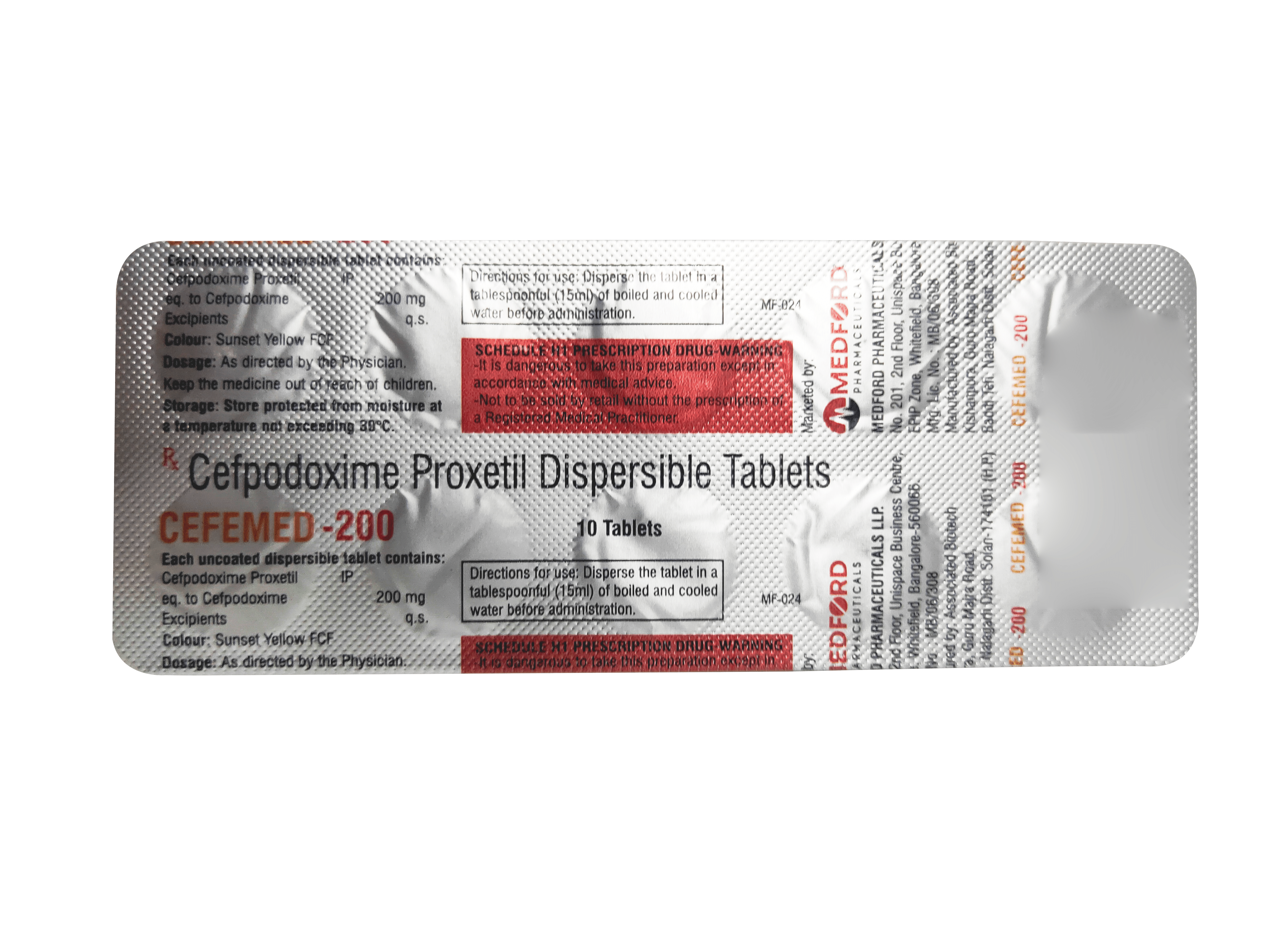 Cefemed 200 Tablet DT - Image 3