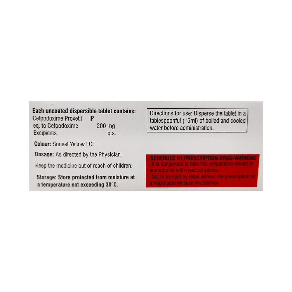 Cefemed 200 Tablet DT - Image 2