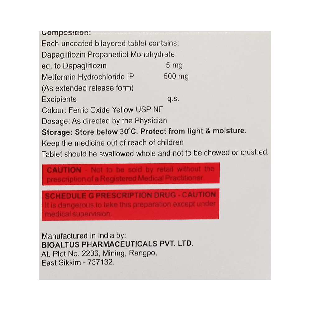 Dexiglu M 5 Tablet ER - Image 2